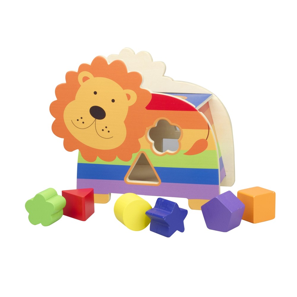 Παιχνίδι Σχημάτων Λιοντάρι Animals Orange Tree Toys