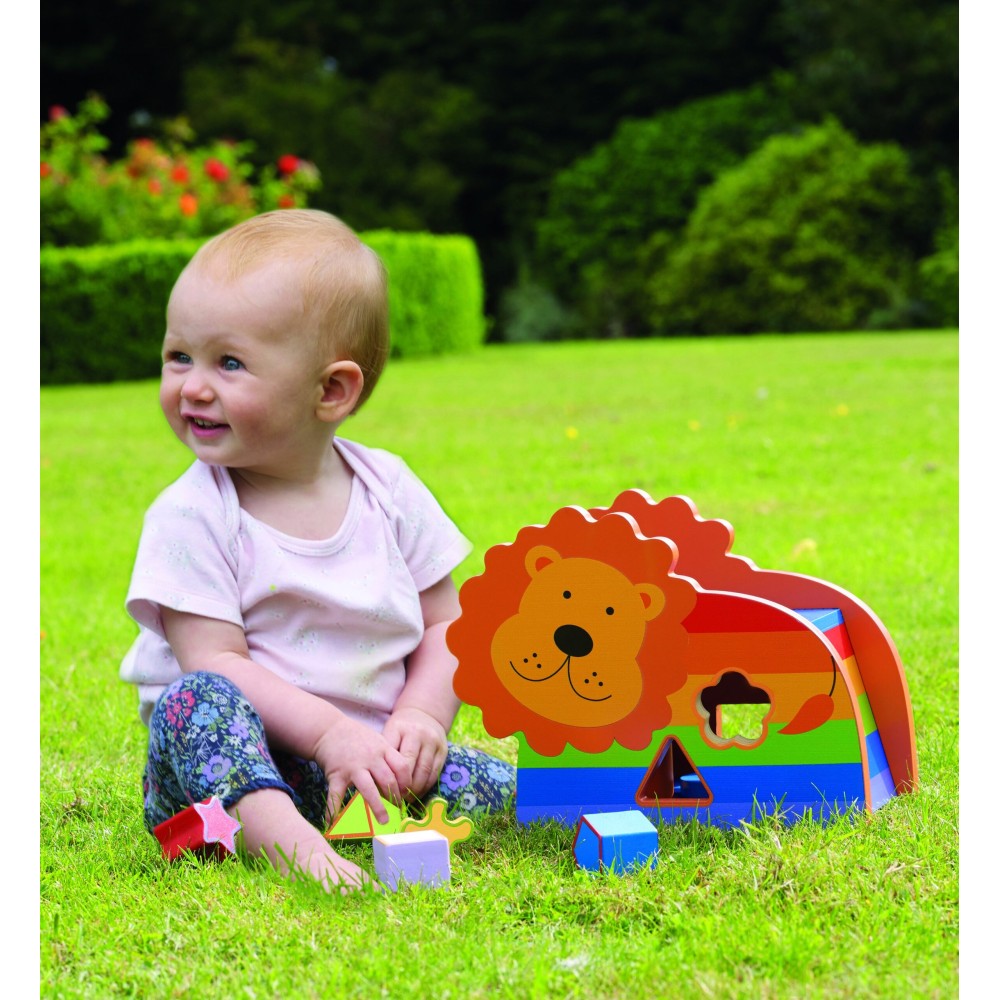 Παιχνίδι Σχημάτων Λιοντάρι Animals Orange Tree Toys