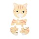 Μικρό Παζλ Γάτα Animals Orange Tree Toys