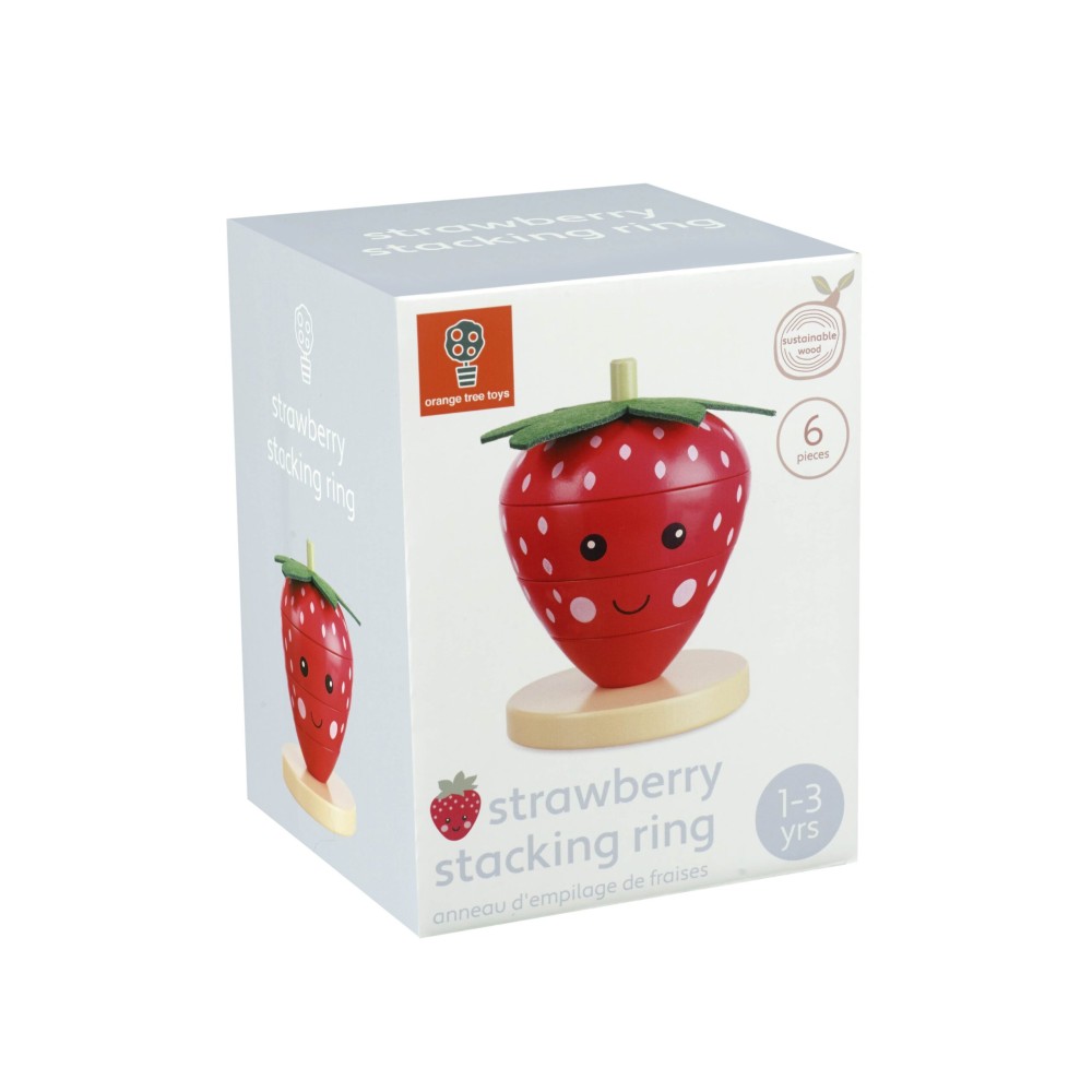 Πύργος Στοίβαξης Φράουλα Happy Food Orange Tree Toys