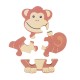 Μικρό Παζλ Μαϊμουδάκι Animals Orange Tree Toys
