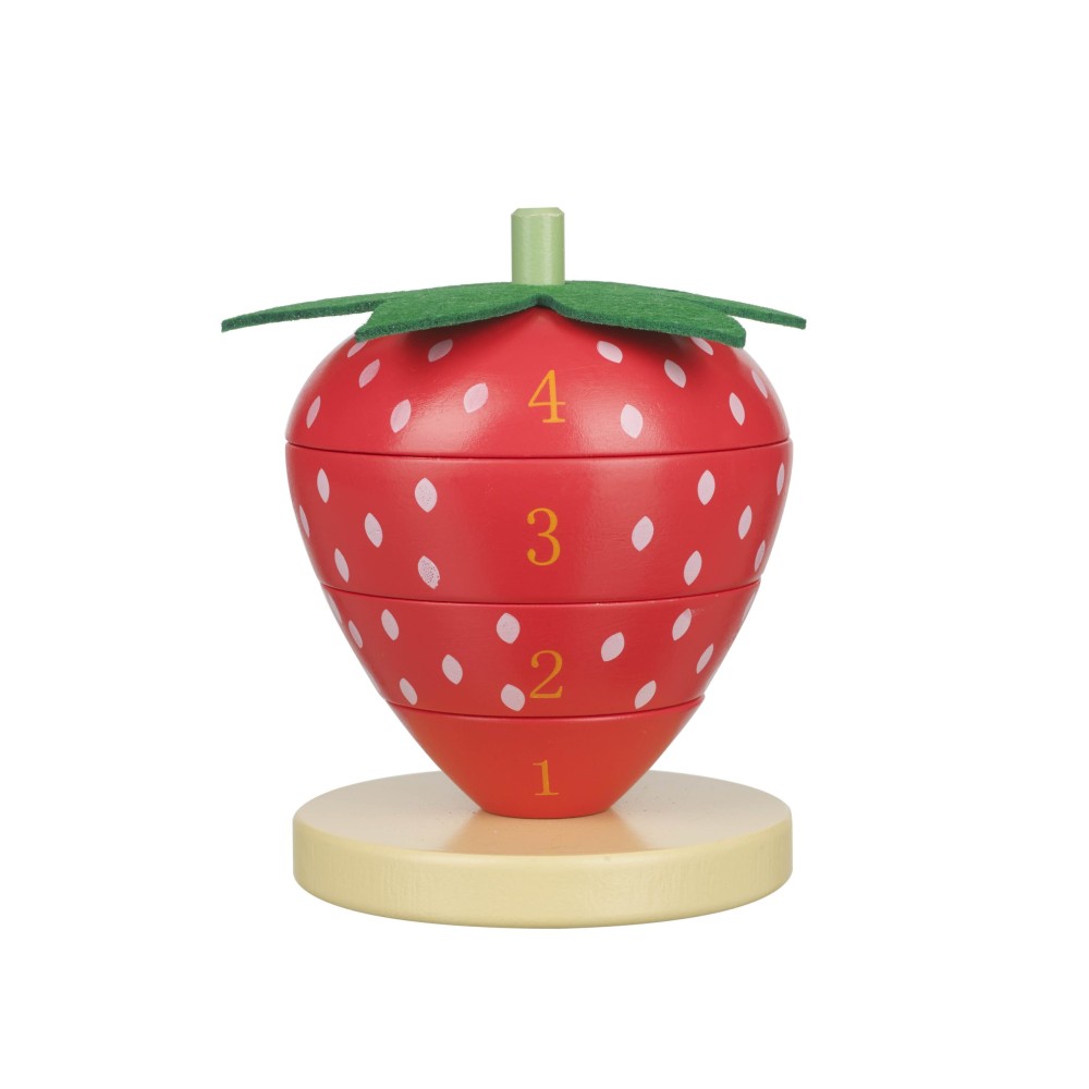 Πύργος Στοίβαξης Φράουλα Happy Food Orange Tree Toys