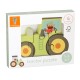 Μικρό Παζλ Τρακτέρ Farmyard Orange Tree Toys