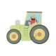 Μικρό Παζλ Τρακτέρ Farmyard Orange Tree Toys