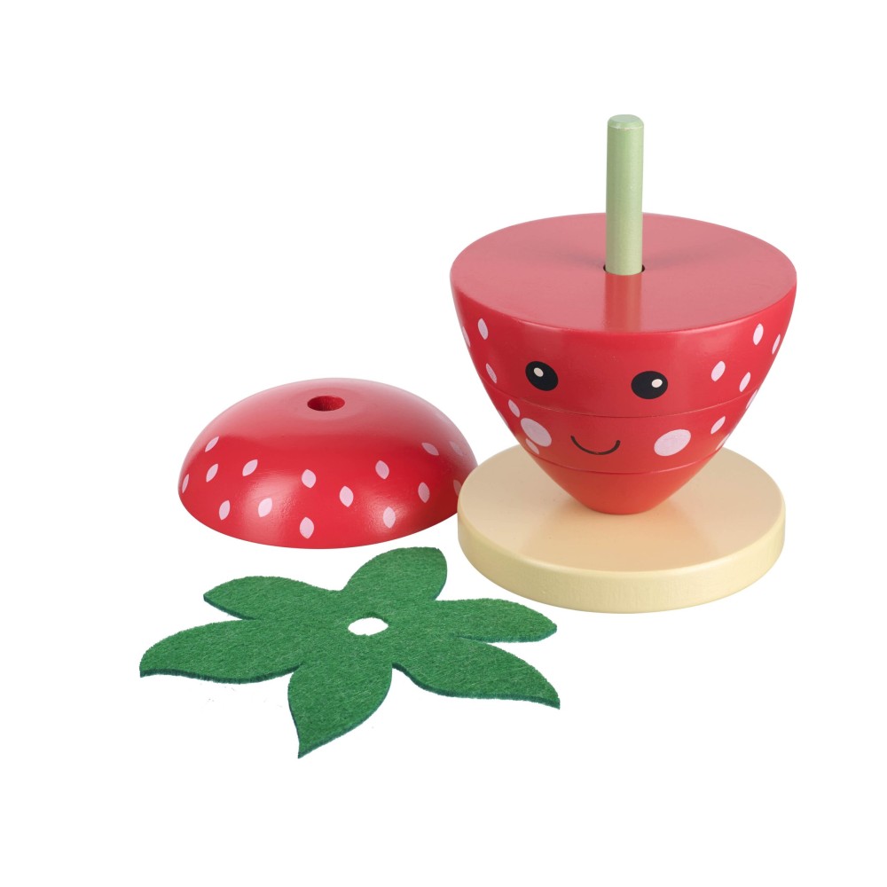 Πύργος Στοίβαξης Φράουλα Happy Food Orange Tree Toys