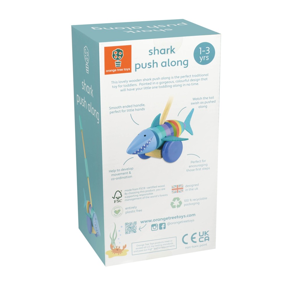 Καρχαρίας Παιχνίδι Ώθησης Sea Life Orange Tree Toys