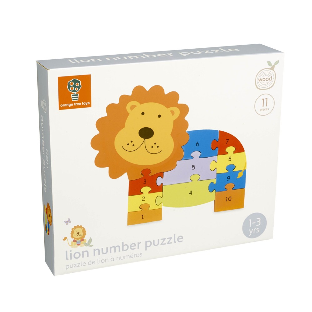Παζλ Αριθμών Λιοντάρι - Orange Tree Toys