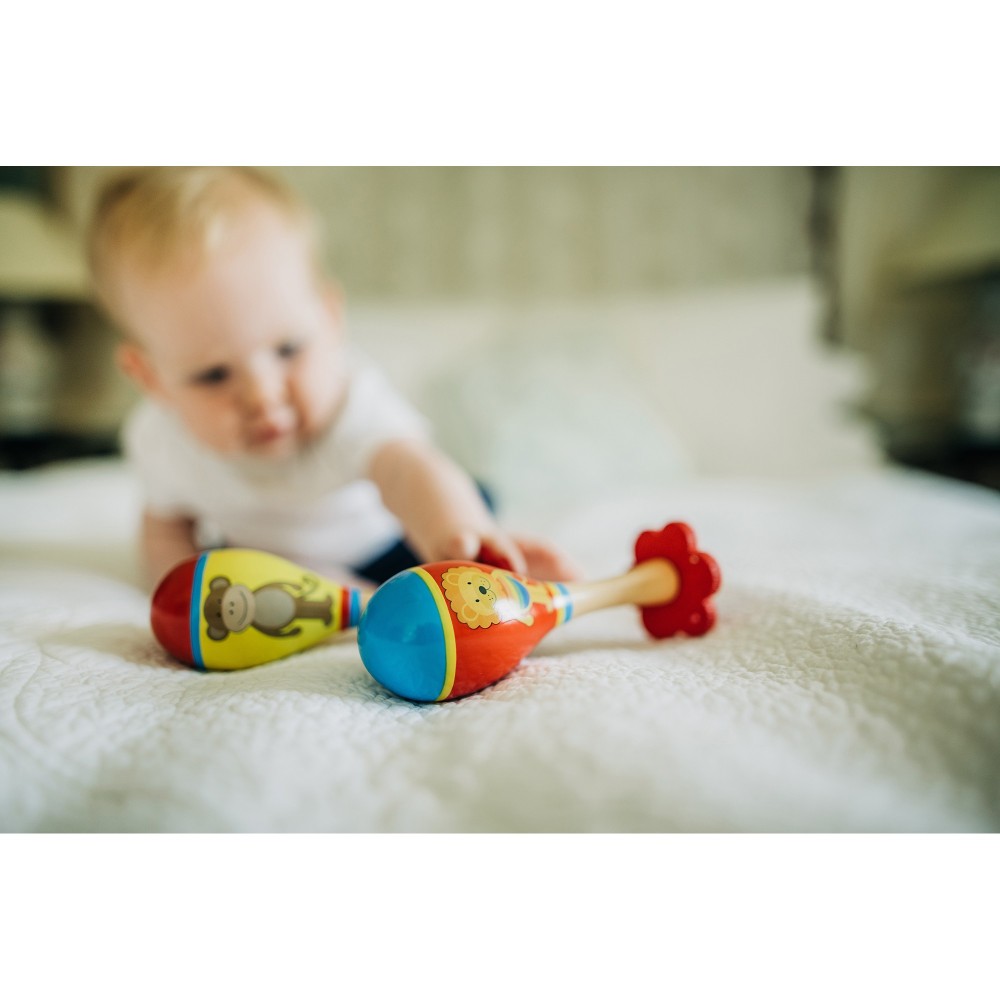 Σετ Μαράκες Λιοντάρι & Μαιμού Animals Orange Tree Toys