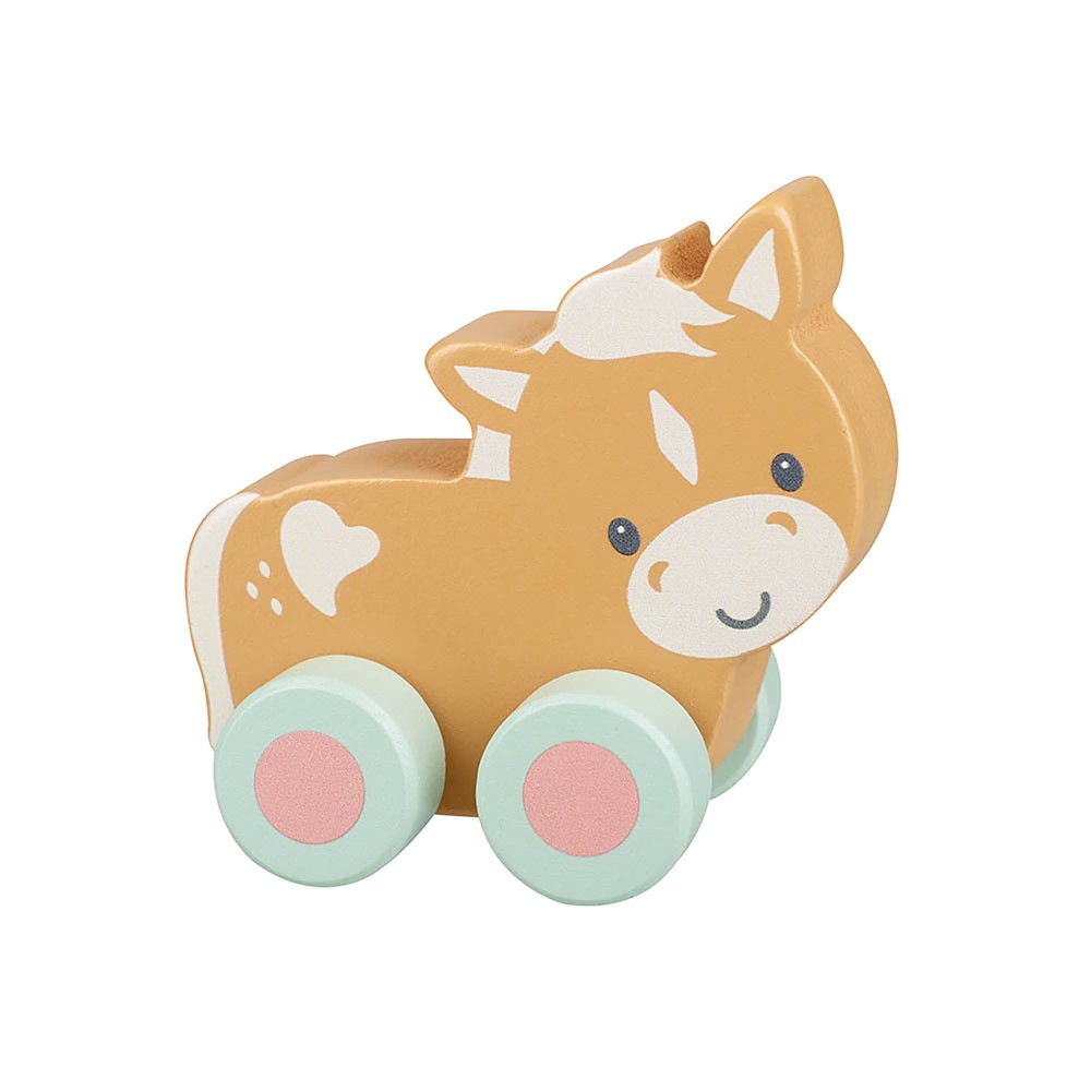 Αλογάκι Push & Pull Farmyard Orange Tree Toys