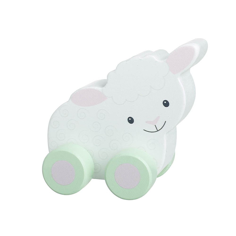 Προβατάκι Push & Pull Farmyard Orange Tree Toys