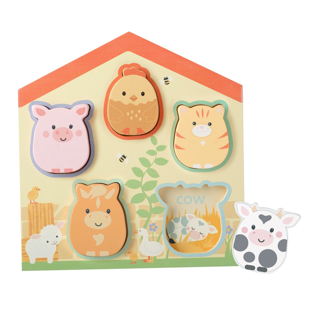 Παιχνίδι Σχημάτων Αχυρώνας Farmyard Orange Tree Toys