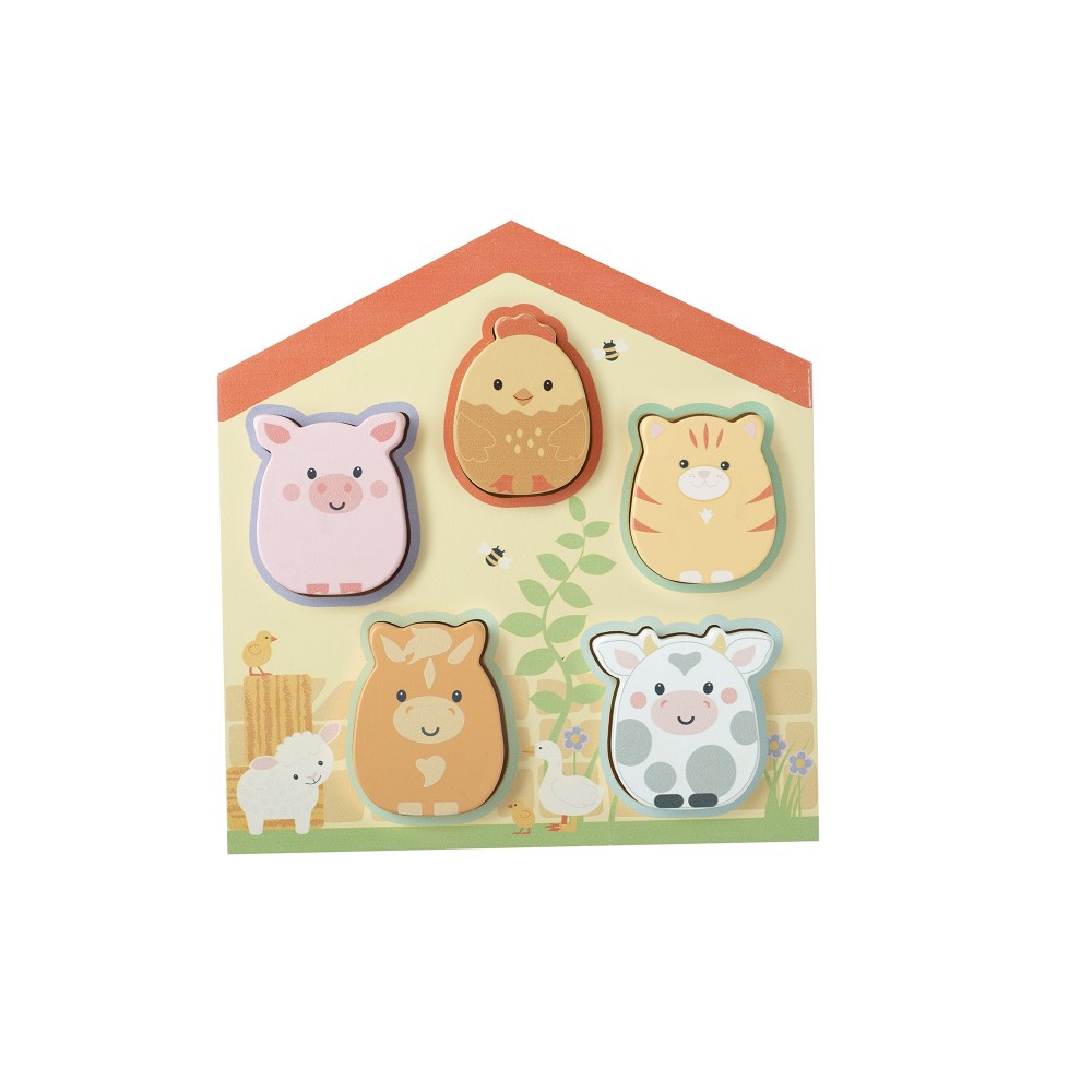 Παιχνίδι Σχημάτων Αχυρώνας Farmyard Orange Tree Toys