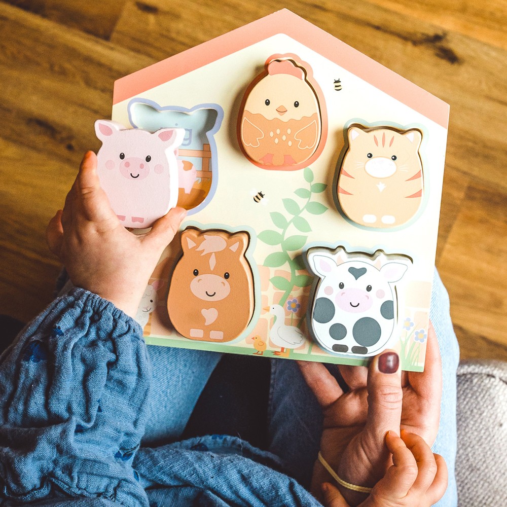 Παιχνίδι Σχημάτων Αχυρώνας Farmyard Orange Tree Toys