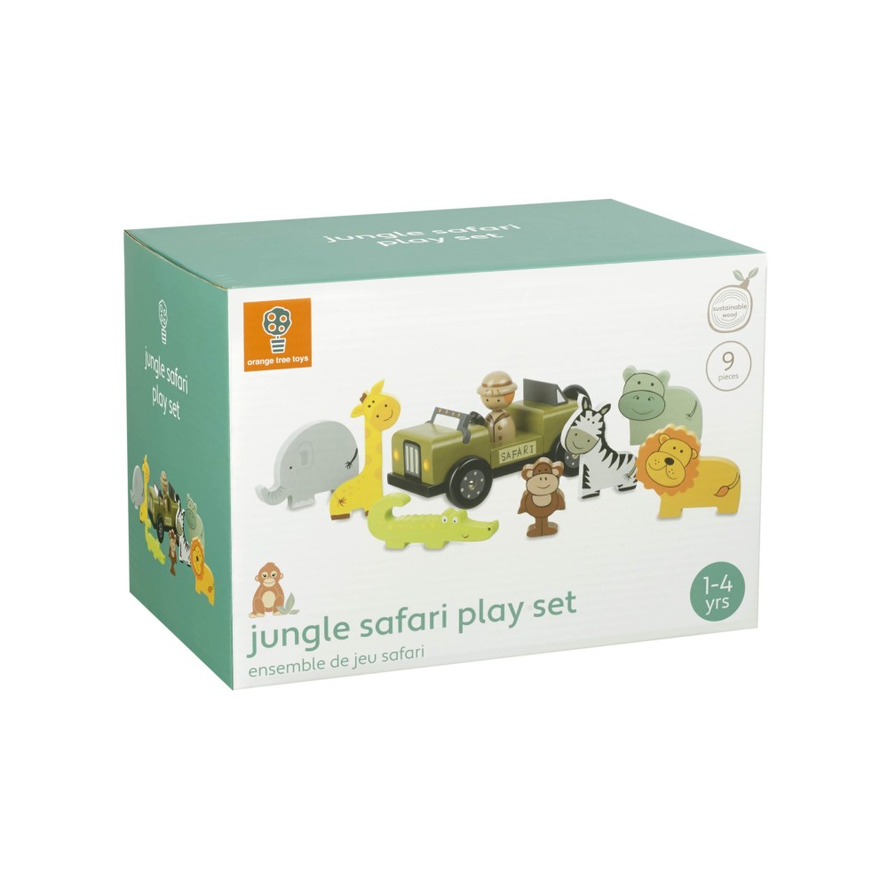 Σετ Σαφάρι και Εξερευνητής Jungle Animals Orange Tree Toys
