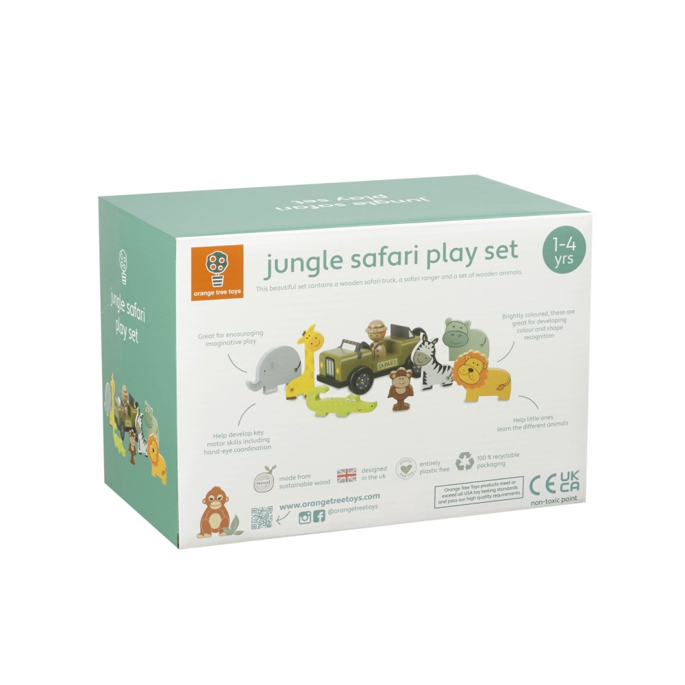 Σετ Σαφάρι και Εξερευνητής Jungle Animals Orange Tree Toys
