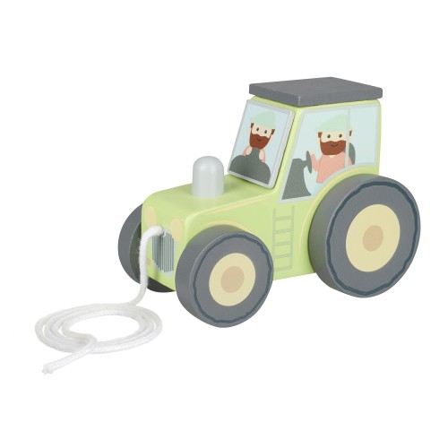 Τρακτέρ Pull Along Farmyard Orange Tree Toys (FSC®)