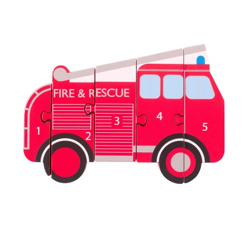 Παζλ Αριθμών Πυροσβεστική Emergency Services Orange Tree Toys