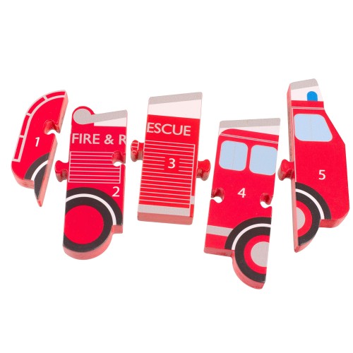 Παζλ Αριθμών Πυροσβεστική Emergency Services Orange Tree Toys