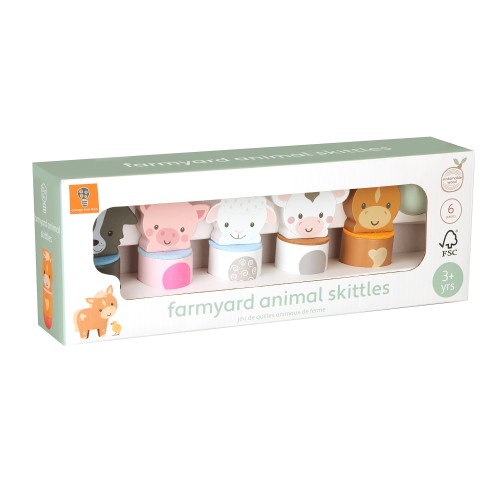 Μπόουλινγκ Farmyard Orange Tree Toys