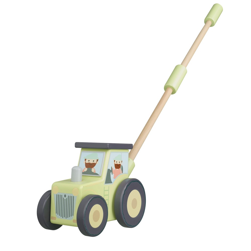 Τρακτέρ Push Along Farmyard Orange Tree Toys