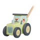 Τρακτέρ Push Along Farmyard Orange Tree Toys