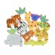 Πύργος Στοίβαξης Jungle Animals Orange Tree Toys