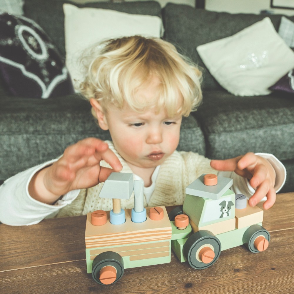Τρακτέρ με Εργαλεία Farmyard Orange Tree Toys