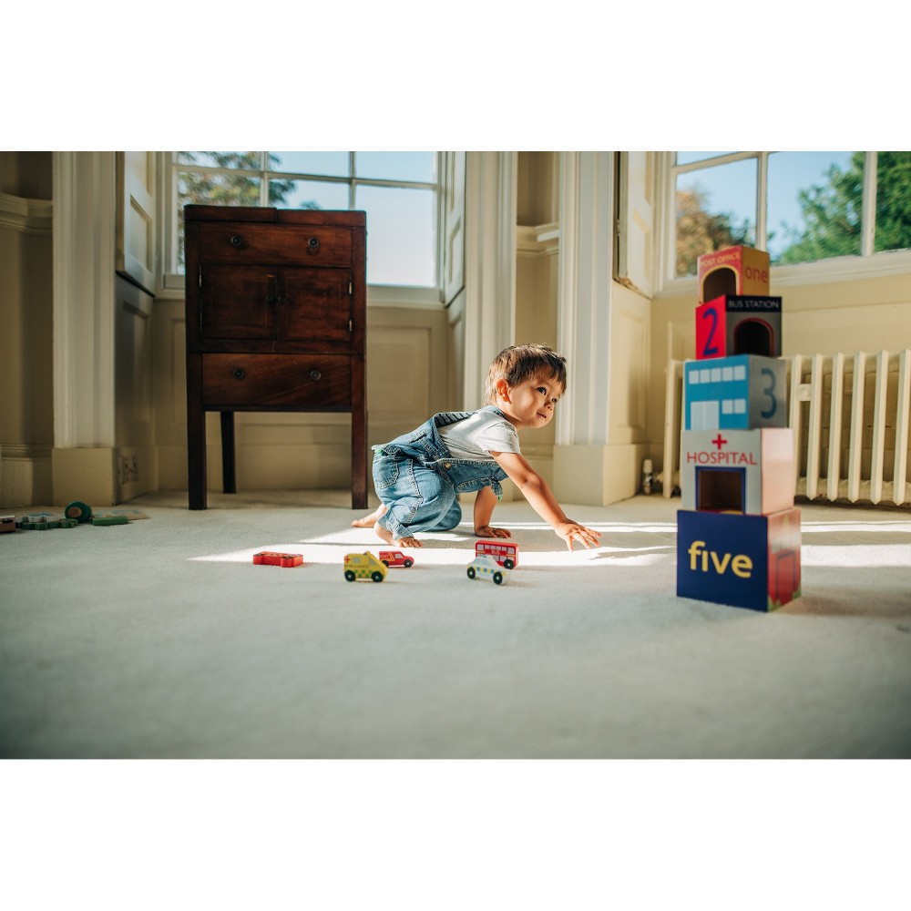 Κυβοι Στοίβαξης Emergency Services Orange Tree Toys
