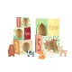 Κύβοι Στοίβαξης Woodland Orange Tree Toys