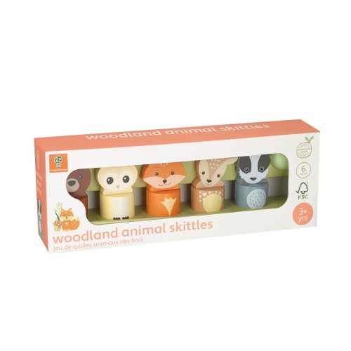 Παιχνίδι Μπόουλινγκ Woodland Orange Tree Toys