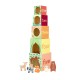 Κύβοι Στοίβαξης Woodland Orange Tree Toys
