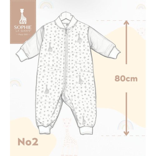 Υπνοφόρμα Νο2 80cm 2.5 Tog - Des. 503 SOPHIE LA GIRAFE