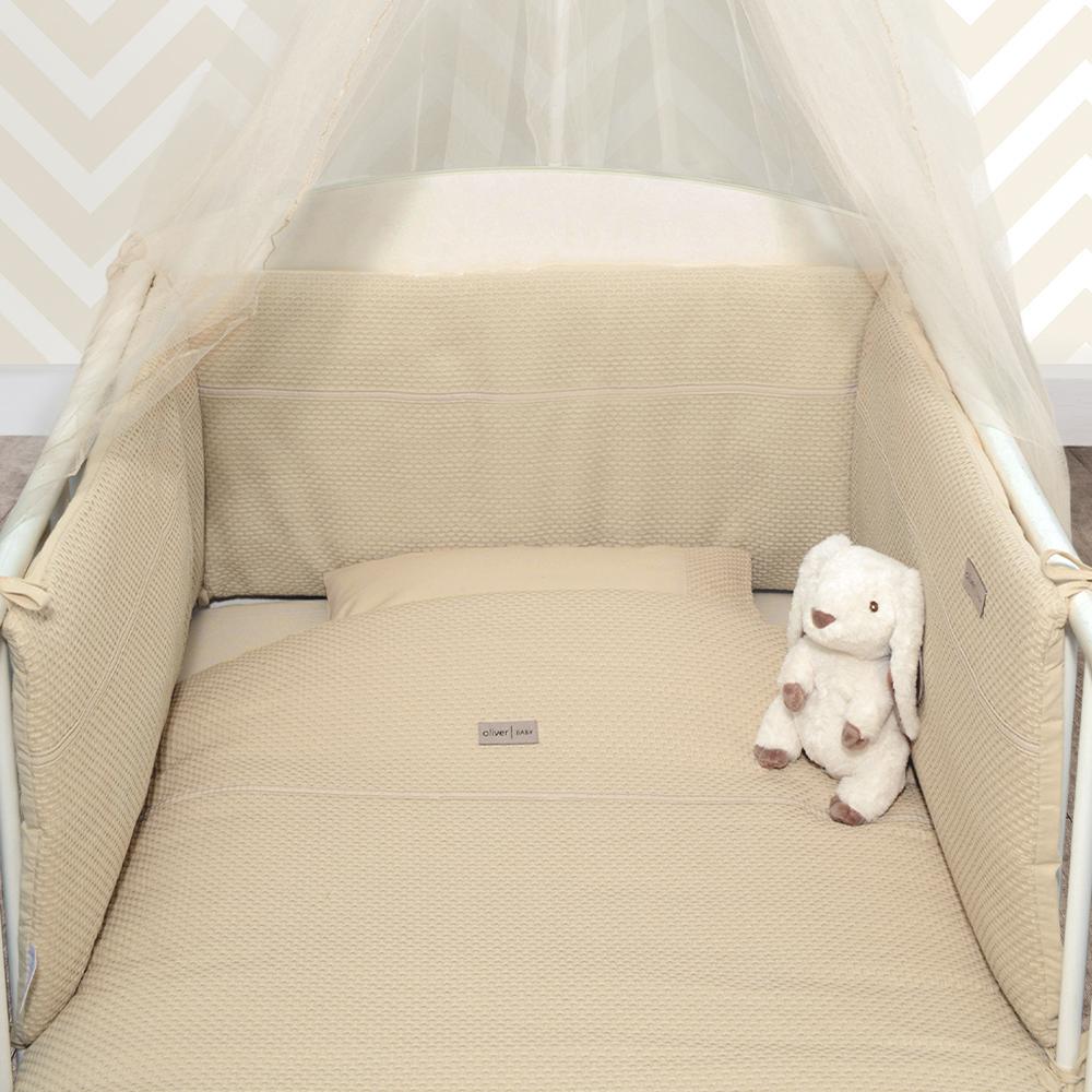 Πάντα Διπλής Όψης 34×210cm Πικέ Design 454 Oliver Baby