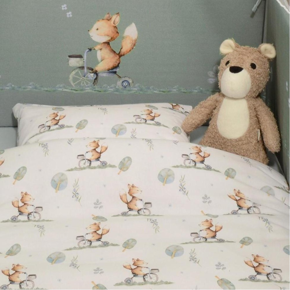 Παπλωματοθήκη με Φερμουάρ 100x140cm Design 424 Oliver Baby