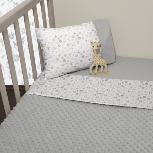 Minky Κουβέρτα Λίκνου Διπλής Όψης 75x95 Des.507 SOPHIE LA GIRAFE