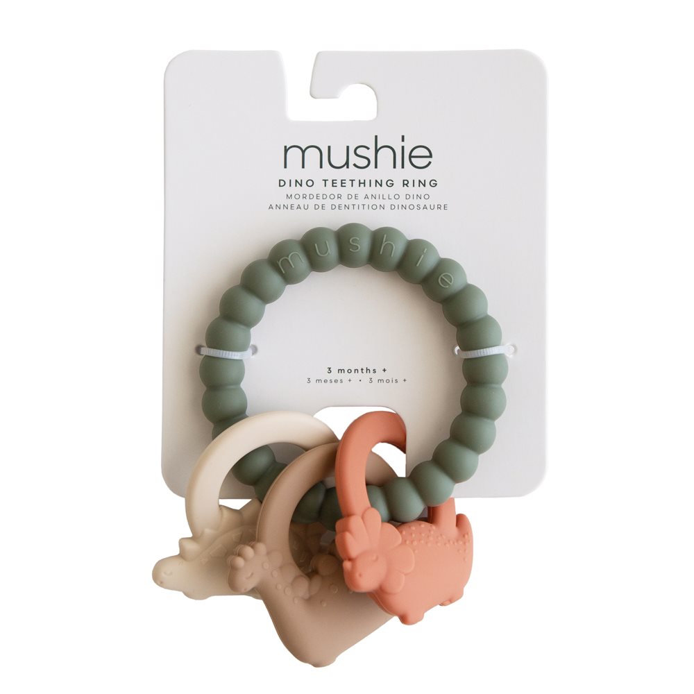 Κρίκος με Μασητικά Παιχνιδάκια Dino - Mushie