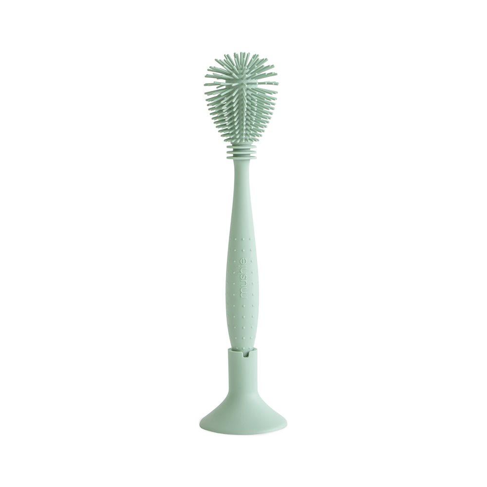 Βούρτσα Σιλικόνης για Μπουκάλια Cambridge Blue  - Mushie