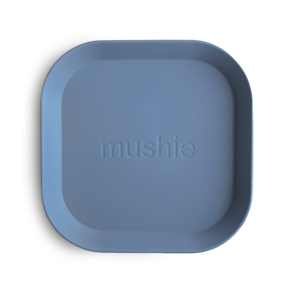 Σετ 2 Τετράγωνα Πιάτα PP Twilight Blue  - Mushie