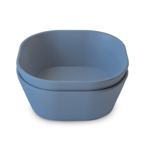 Σετ 2 Τετράγωνα Μπωλ PP Twilight Blue - Mushie