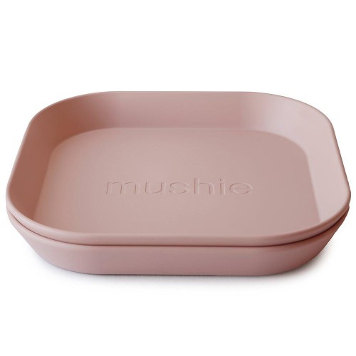 Σετ 2 Τετράγωνα Πιάτα PP Blush - Mushie