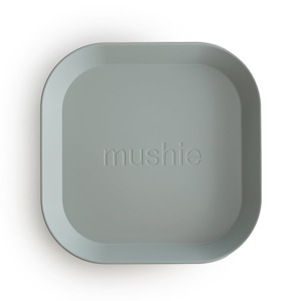 Σετ 2 Τετράγωνα Πιάτα PP Sage - Mushie