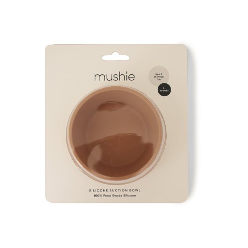 Μπωλ Σιλικόνης με Αντιολισθητική Βάση Natural - Mushie