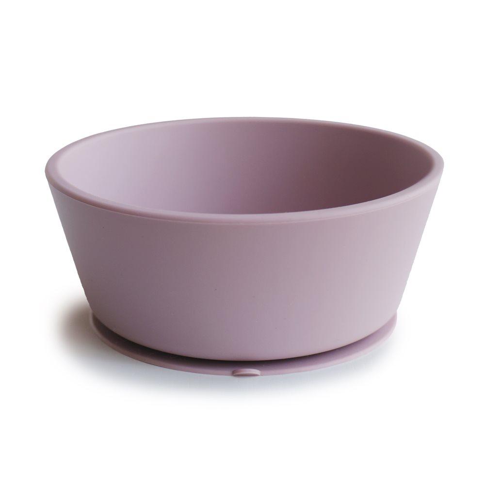 Μπωλ Σιλικόνης με Αντιολισθητική Βάση Soft Lilac - Mushie