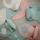 Σαλιάρα Σιλικόνης Cambridge Blue Confetti - Mushie