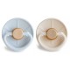 Σετ 2 Πιπίλες Latex FRIGG Little Viking Powder Blue/Cream 6-18 Μηνών