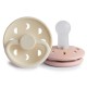 Σετ 2 Πιπίλες Σιλικόνης FRIGG Moon Phase Blush/Cream 6-18 Μηνών