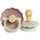 Σετ 2 Πιπίλες Latex Νυκτός FRIGG Daisy Blush/Cream 0-6 Μηνών