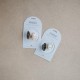 Σετ 2 Πιπίλες Latex Νυκτός FRIGG Daisy Blush/Cream 6-18 Μηνών