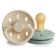 Σετ 2 Πιπίλες Latex FRIGG Moon Phase Cream/Sage 6-18 Μηνών