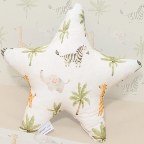 Μαξιλάρι Διακοσμητικό Αστέρι 37x37 cm Design 424 Oliver Baby